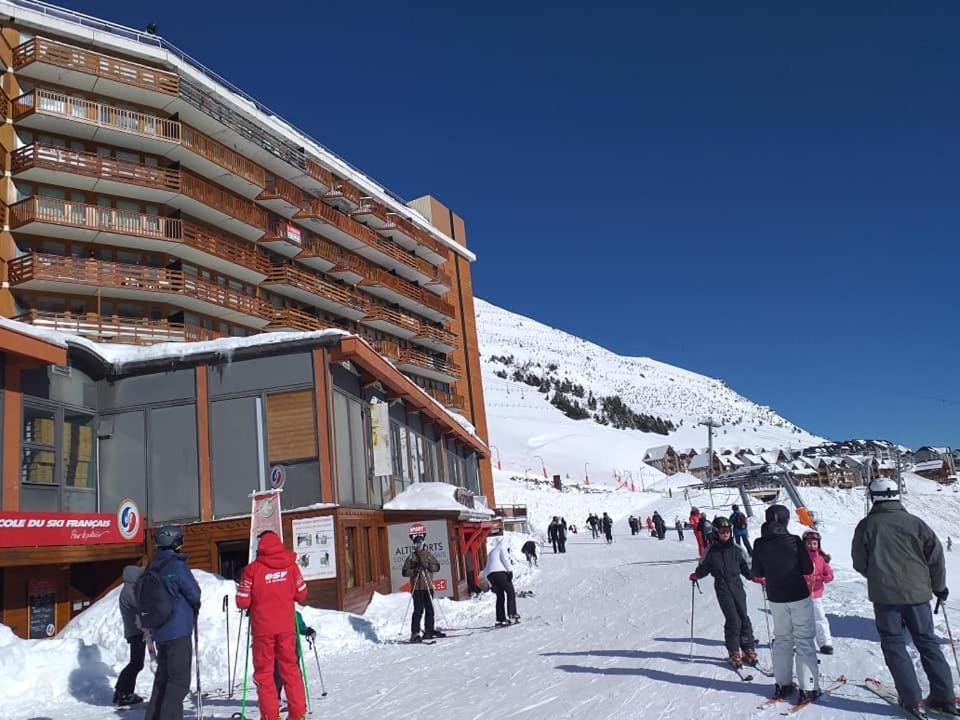 STUDIO en PLEINE MONTAGNE AVEC VUE SUR MARMOTTES La Mongie Exterior foto